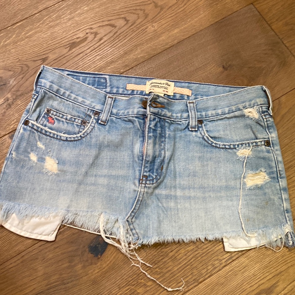 Abercrombie & Fitch Denim Mini Skirt